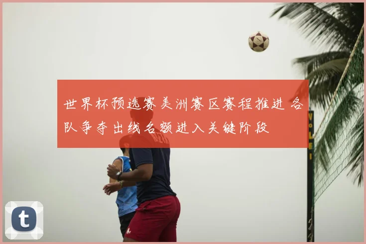 世界杯预选赛美洲赛区赛程推进 各队争夺出线名额进入关键阶段