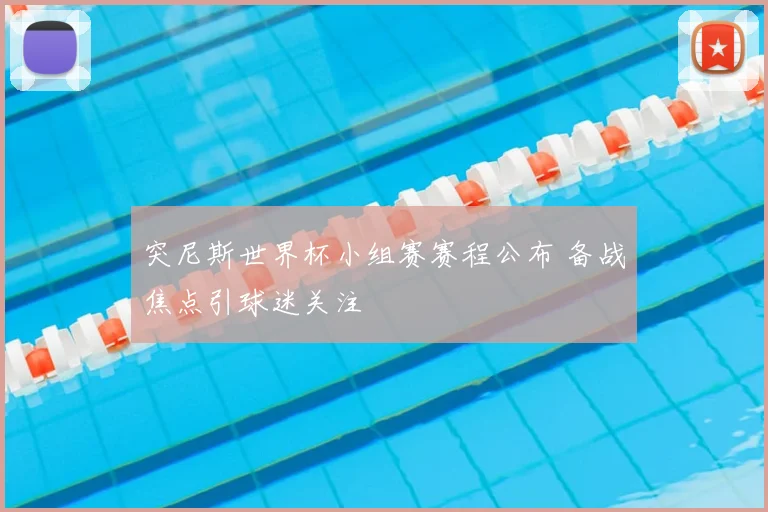 突尼斯世界杯小组赛赛程公布 备战焦点引球迷关注